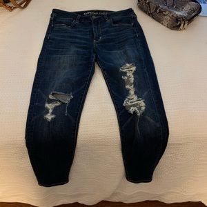 Dark blue jeggings